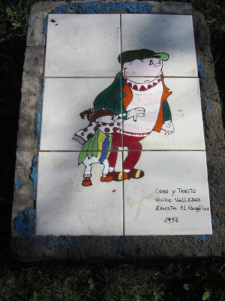 Placa mosaico Cogo y Terito
