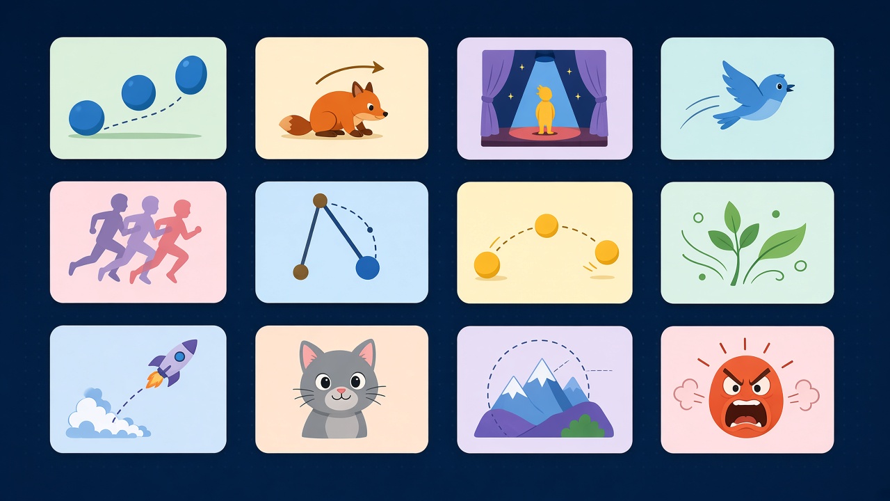 Los 12 principios aplicados a loops de 15 segundos (sin powerpoint animado)